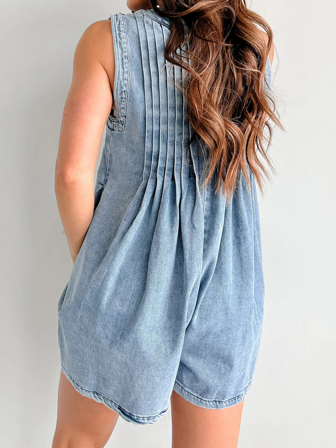 Tied Romper with Pockets