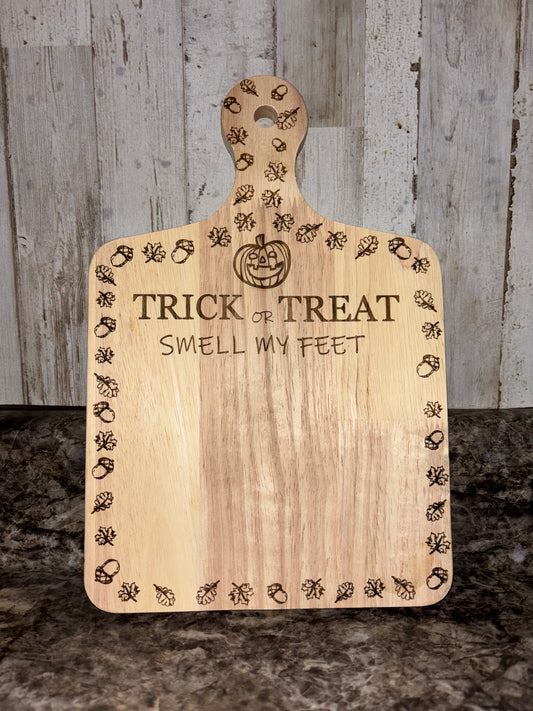 Double sided keepsake holiday board: Halloween+ thanksgiving